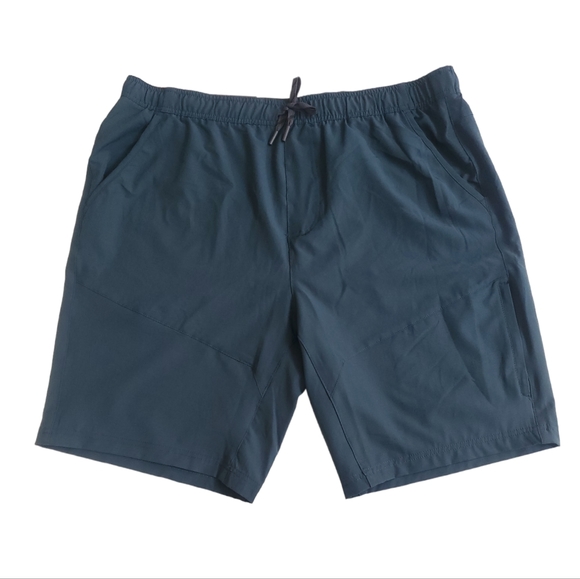 Men’s Gerry 4 Way Stretch Drawcord Pull-On Trail Shorts Blue Size XXL NWT - Picture 1 of 7